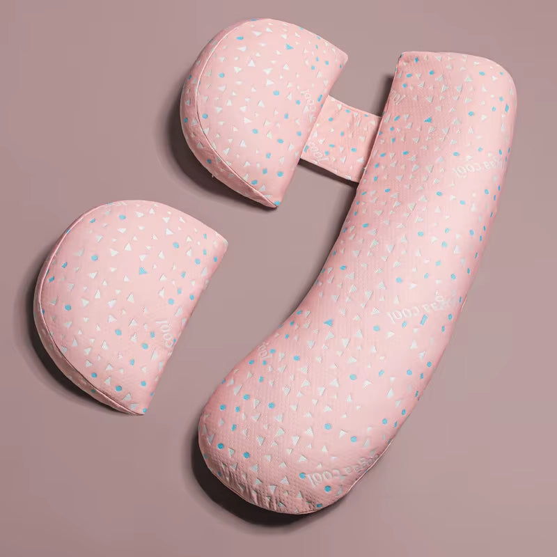 Pregnancy Pillow Soft U-Shaped Lumbar Side Sleeper Cushion Pregnant Women Maternity Pillow Pads Tummy Pillows Pregnancy Supplies